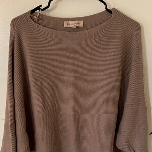 Philosophy Women's Taupe Crew Neck Sweater